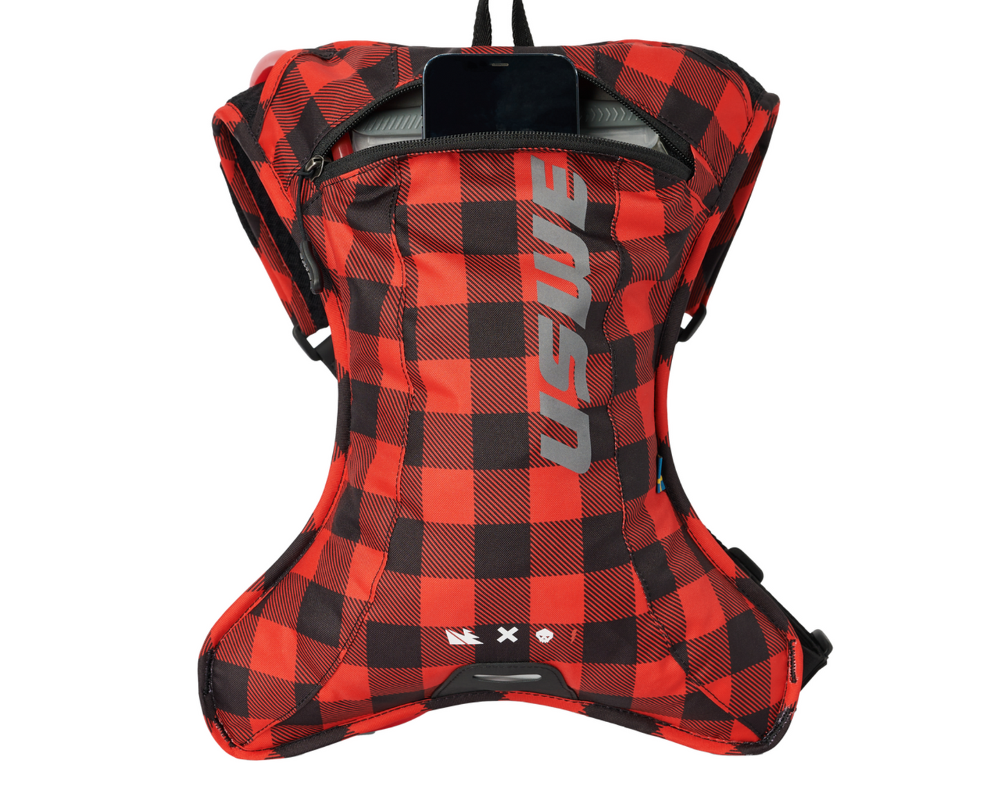 USWE OUTLANDER 2L FLANNEL RED/BLACK HYDRATION PACK
