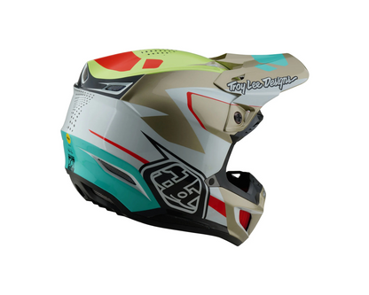 TROY LEE DESIGNS 2025 SE5 COMPOSITE OPTIC WHITE HELMET