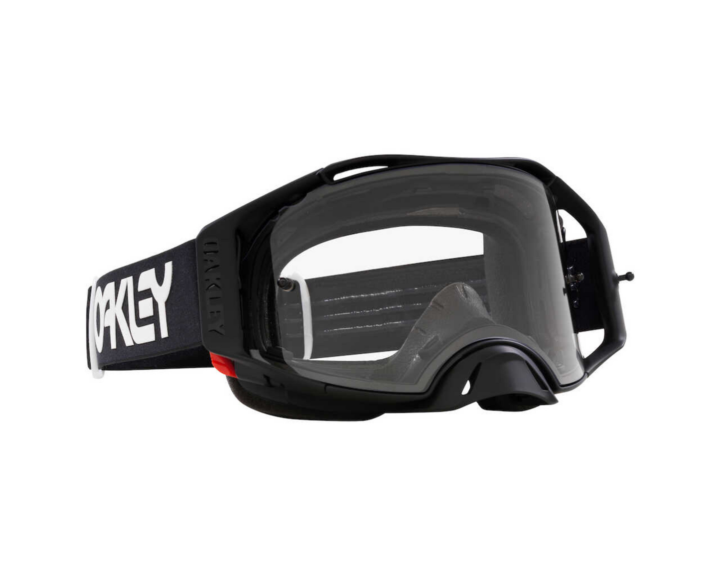 OAKLEY AIRBRAKE BLACK/WHITE CLEAR GOGGLES