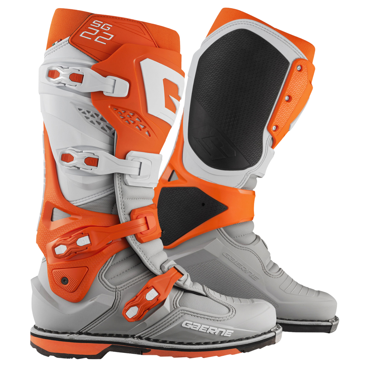 GAERNE SG-22 ORANGE/WHITE/GREY BOOTS