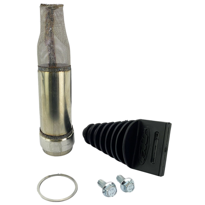 FMF KAWASAKI KX450F 12-15 FACTORY 4.1 RCT STAINLESS SLIP-ON WITH CARBON END CAP