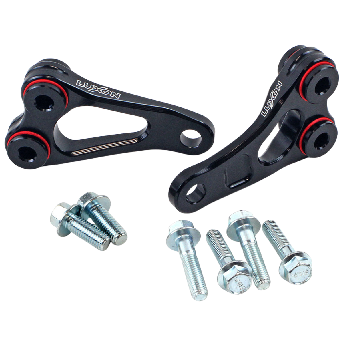 LUXON RUBBER ISOLATED BLACK ENGINE MOUNTS DUCATI DESMO450 MX/EDX 26-27