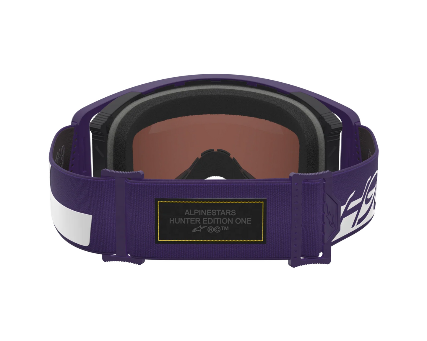 ALPINESTARS LE HUNTA96 HUNTER LAWRENCE SUPERTECH VISION PURPLE/WHITE SILVER MIRROR GOGGLES