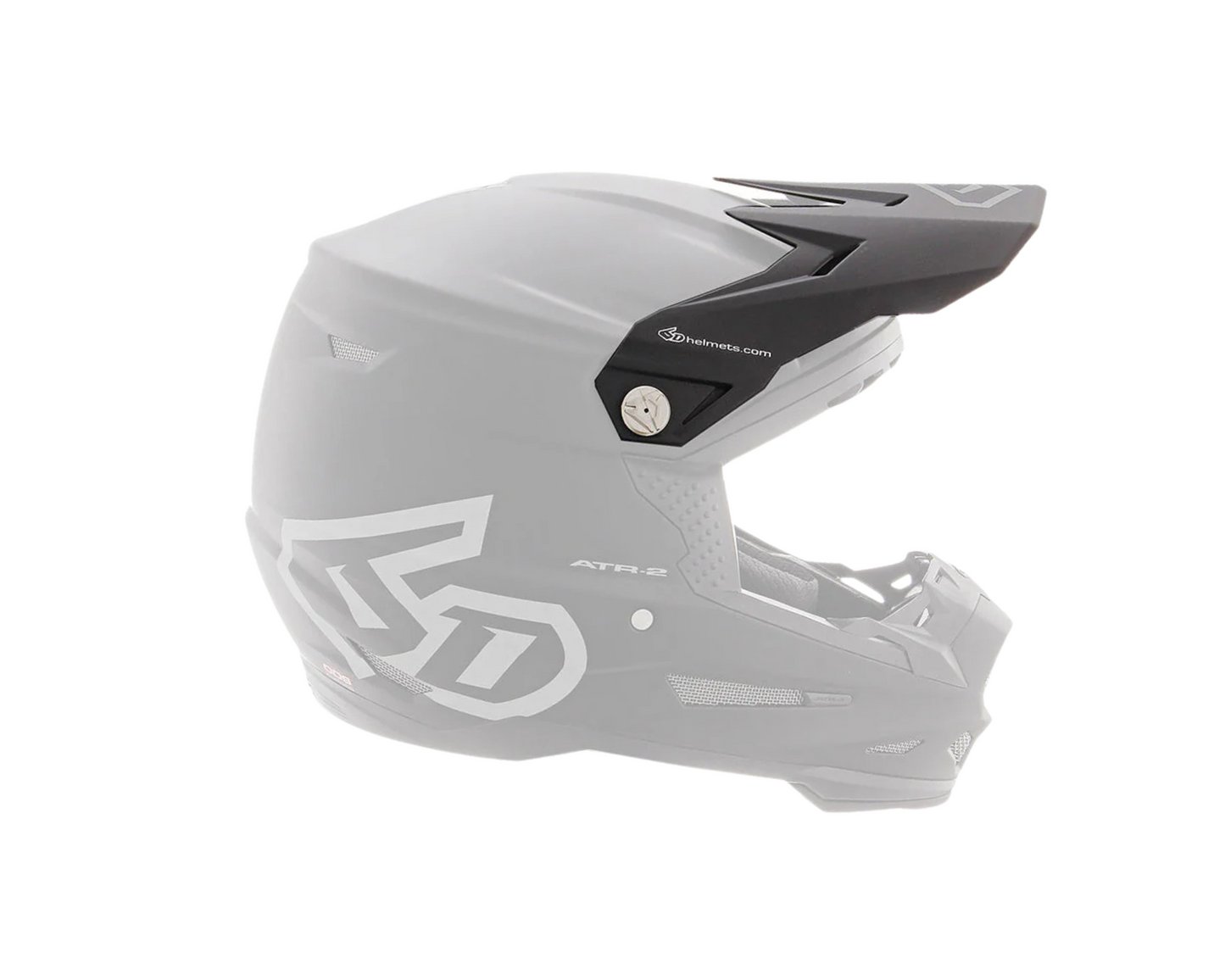 6D ATR-2 SOLID MATTE BLACK YOUTH REPLACEMENT VISOR