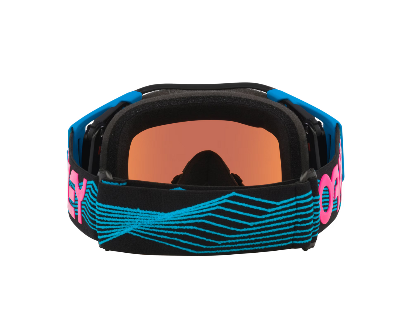OAKLEY AIRBRAKE PRIZM MX SAPPHIRE IRIDIUM/BLUE WIRED GOGGLES