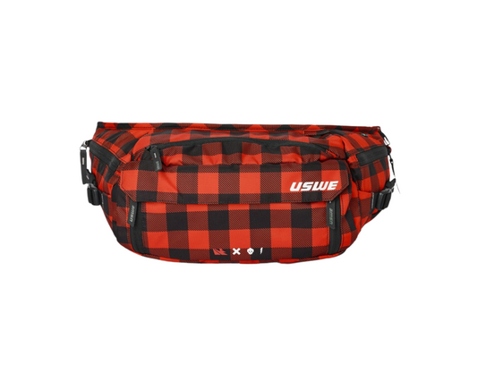 USWE WAIST 6L FLANNEL RED HIP PACK