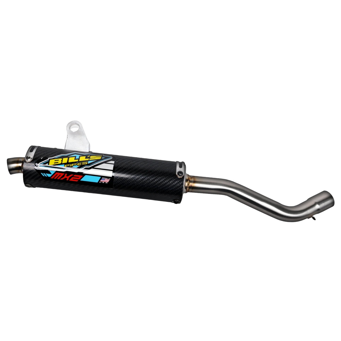 BILLS HONDA CR250R 02-07 MX-2 CARBON SILENCER STINGER TIP