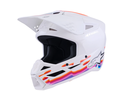 ALPINESTARS 2026 S-M3 FORCE GLOSS WHITE HELMET