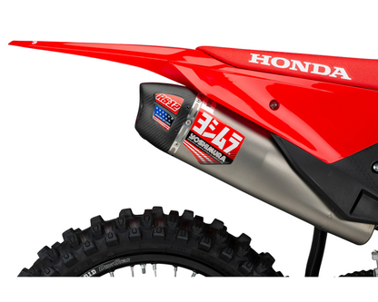 YOSHIMURA HONDA CRF450R/CRF450RX 25-26 RS-12 TITANIUM FULL SYSTEM WITH CARBON END CAP