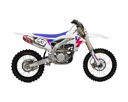 YOSHIMURA YAMAHA YZ250F 24-26 YZ250F/WR250F 25-26 RS-12 STAINLESS SLIP ON WITH CARBON END CAP