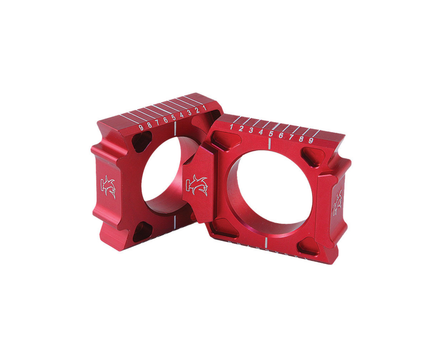 HAMMERHEAD RED AXLE BLOCKS HONDA CRF250R/CRF450R 09-25