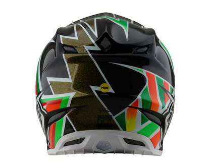 TROY LEE DESIGNS 2025 SE5 CARBON LABYRINTH BLACK HELMET