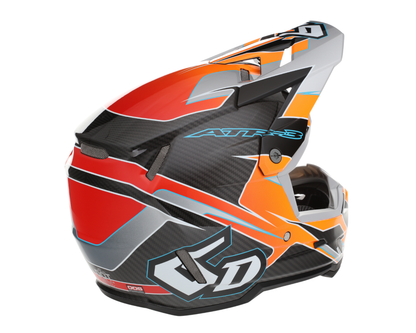 6D ATR-3 REFLEX GLOSS NEON ORANGE YOUTH HELMET