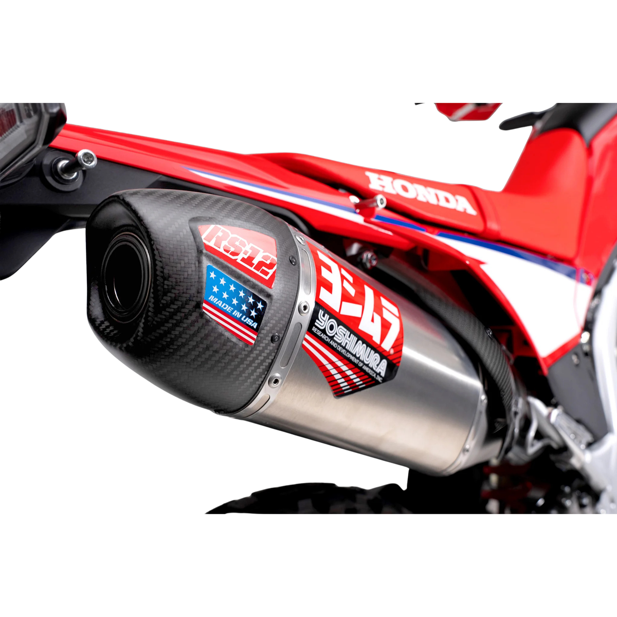 YOSHIMURA HONDA CRF300L 21-26 RS-12 STAINLESS FULL SYSTEM