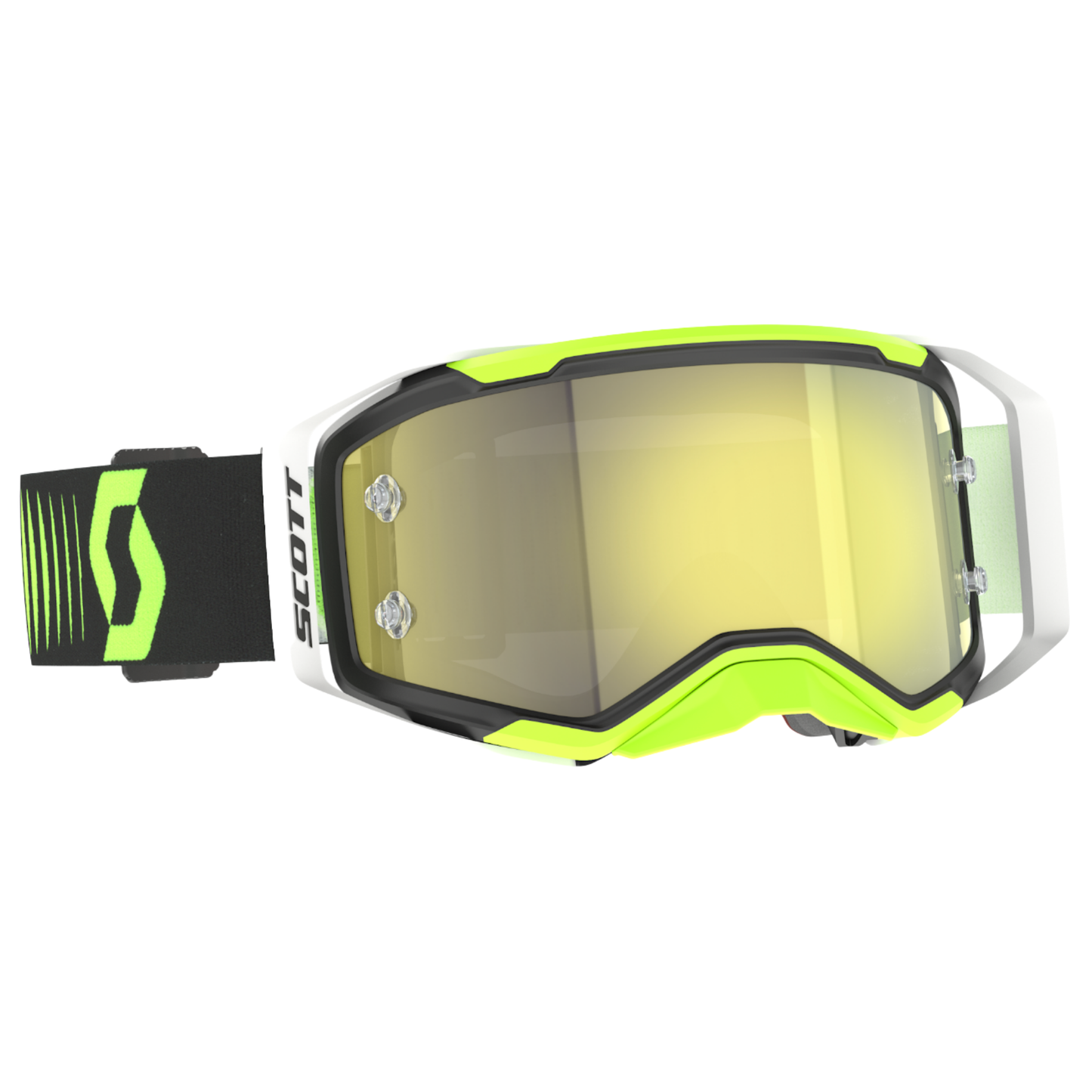 SCOTT PROSPECT 2.0 DOPPLER BLACK/NEON YELLOW/YELLOW CHROME WORKS GOGGLES