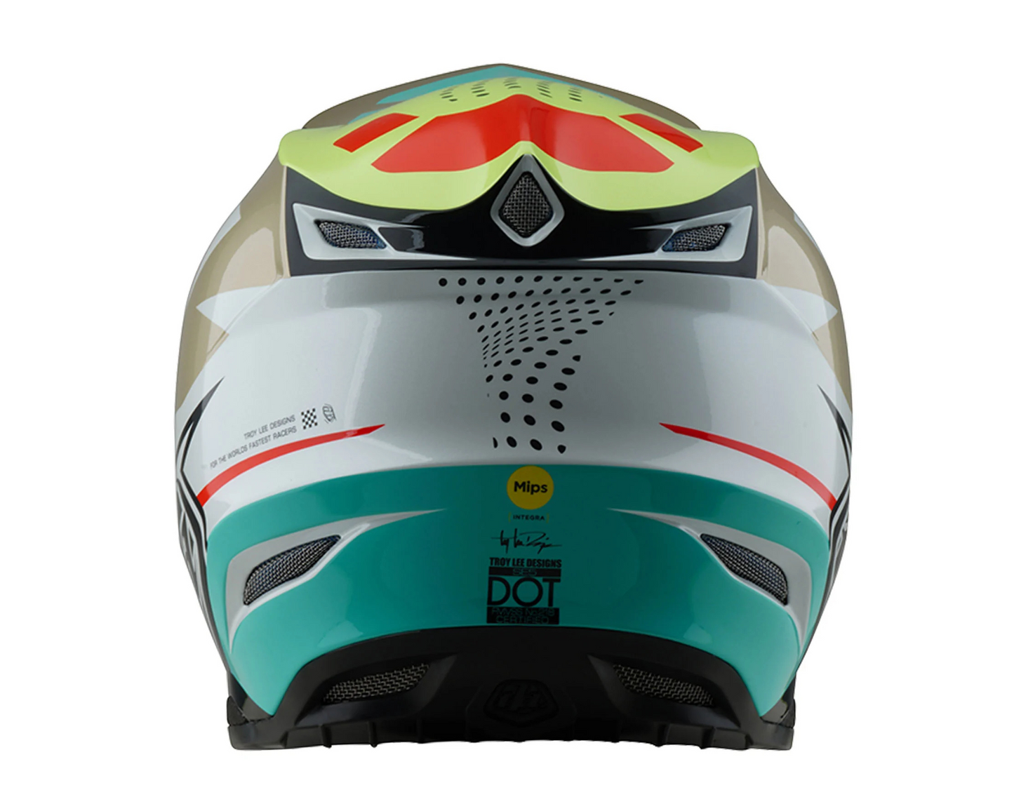 TROY LEE DESIGNS 2025 SE5 COMPOSITE OPTIC WHITE HELMET