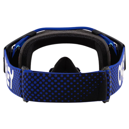 OAKLEY AIRBRAKE MX BLUE CLEAR GOGGLES
