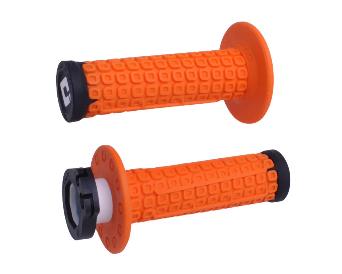 ODI NOMAD V2 LOCK ON GRIPS 2T / 4T ORANGE/BLACK