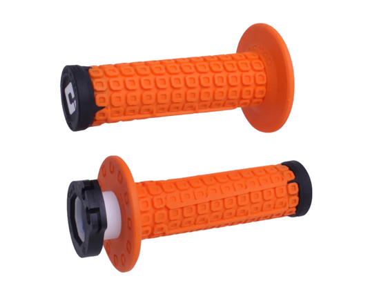 ODI NOMAD V2 LOCK ON GRIPS 2T / 4T ORANGE/BLACK