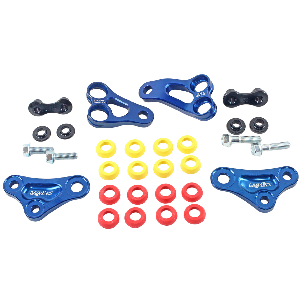 LUXON RUBBER ISOLATED BLUE ENGINE MOUNTS YAMAHA YZ250F 24-26 YZ250FX 25-27