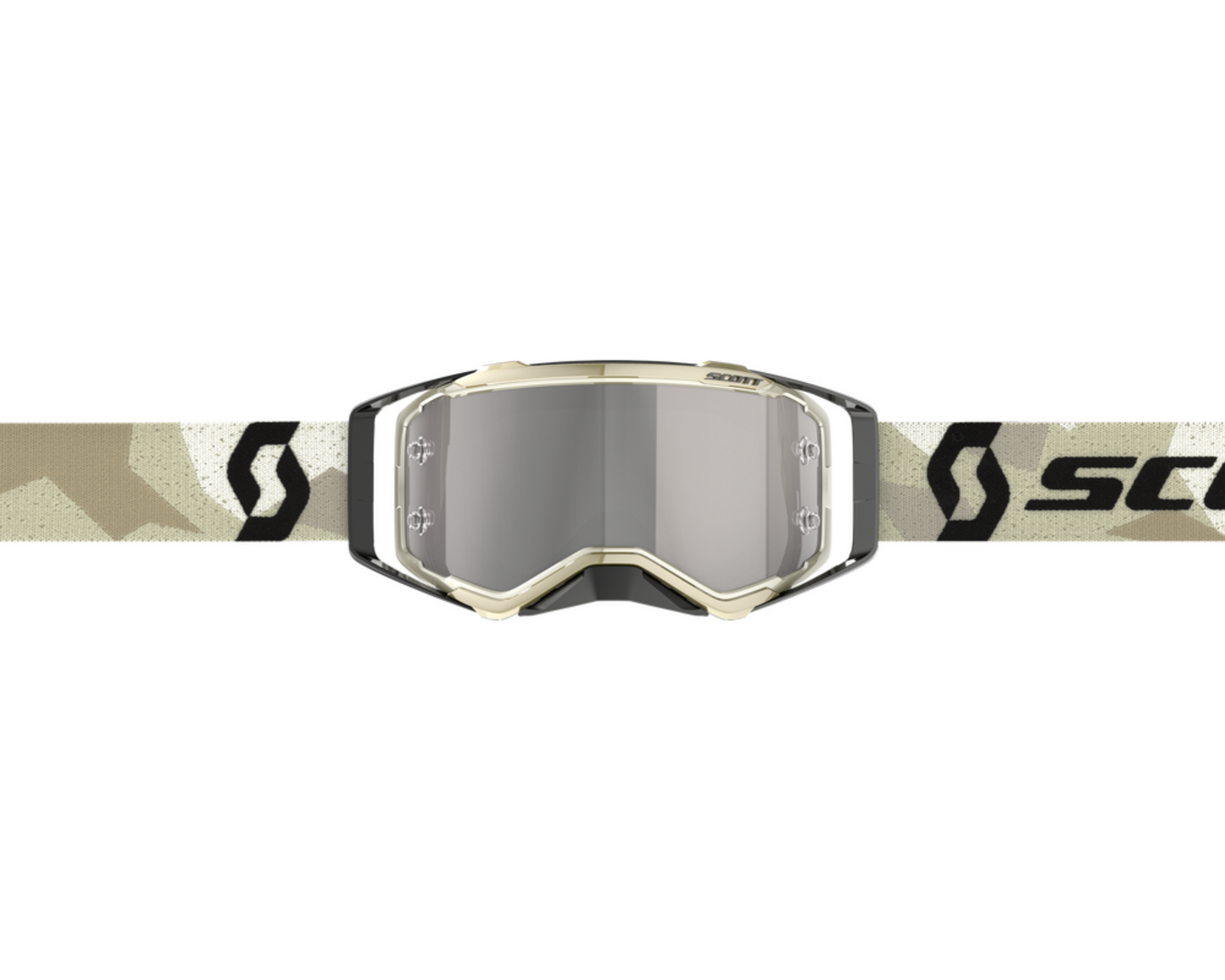 SCOTT PROSPECT CAMO/BEIGE/BLACK SILVER CHROME WORKS GOGGLES