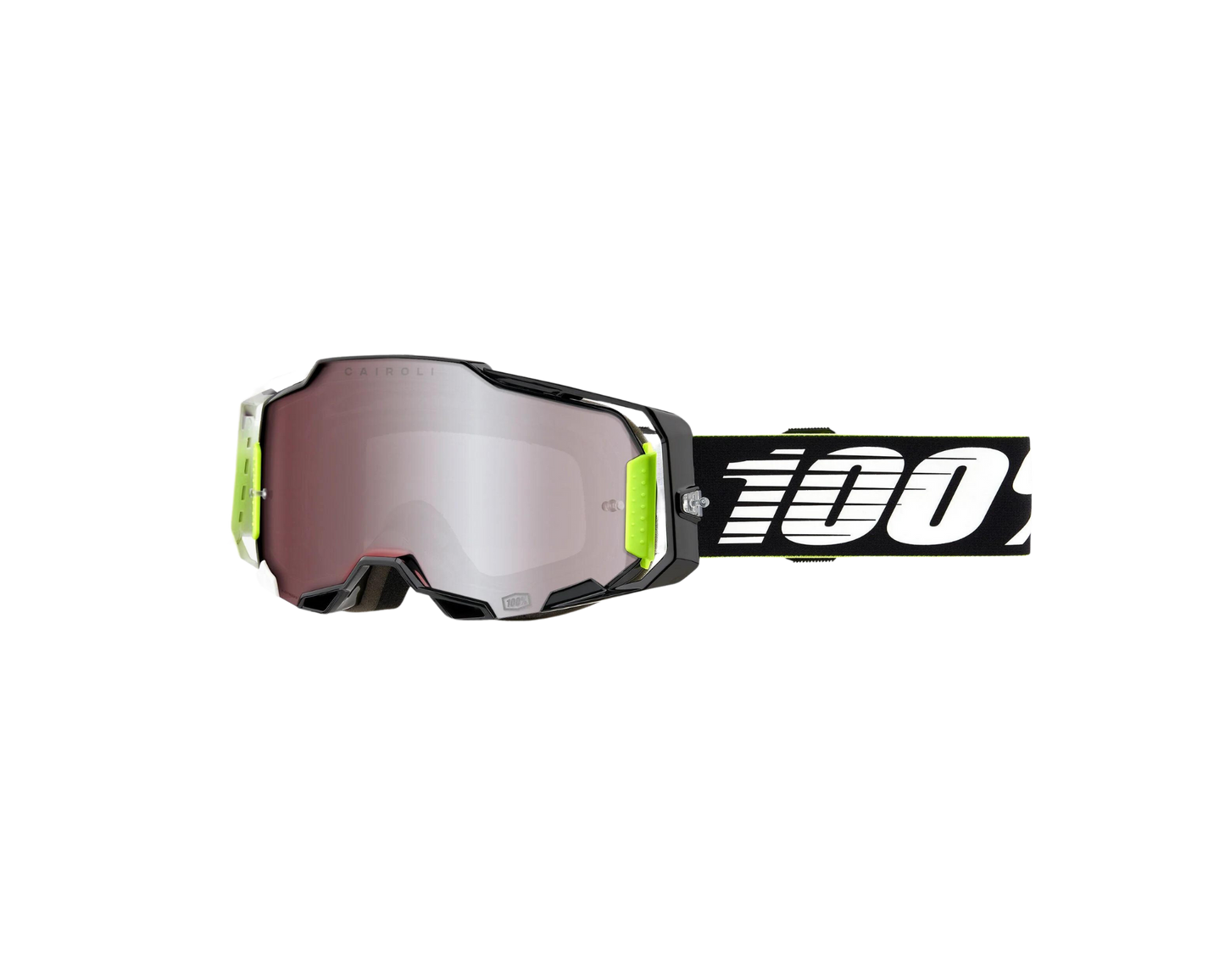 100% ARMEGA HIPER RACR SILVER MIRROR GOGGLES