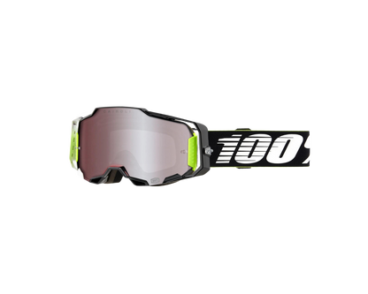 100% ARMEGA HIPER RACR SILVER MIRROR GOGGLES
