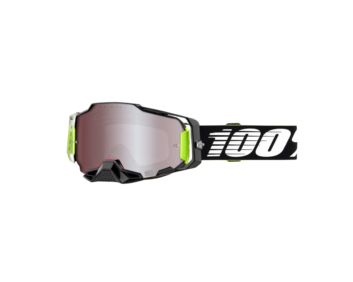 100% ARMEGA HIPER RACR SILVER MIRROR GOGGLES