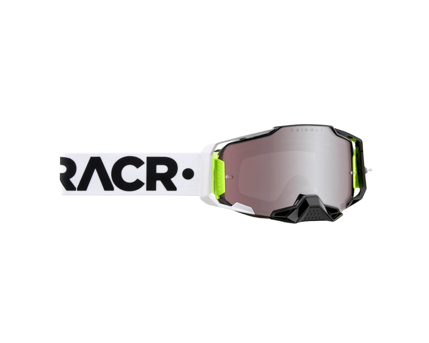 100% ARMEGA HIPER RACR SILVER MIRROR GOGGLES