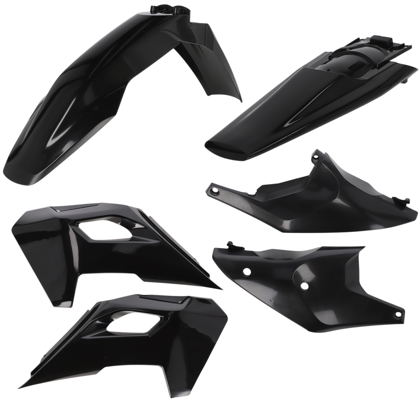 ACERBIS HUSQVARNA FE / TE 24-25 BLACK PLASTICS KIT