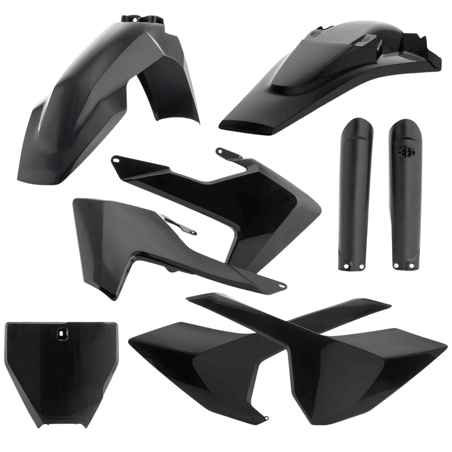 ACERBIS HUSQVARNA FC / TC 16-18 FX / TX 17-18 BLACK PLASTICS KIT