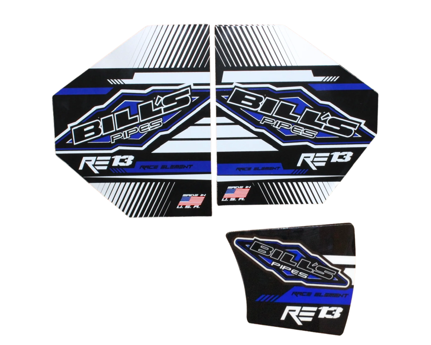 BILLS RE-13 REPLACEMENT EXHAUST DECALS