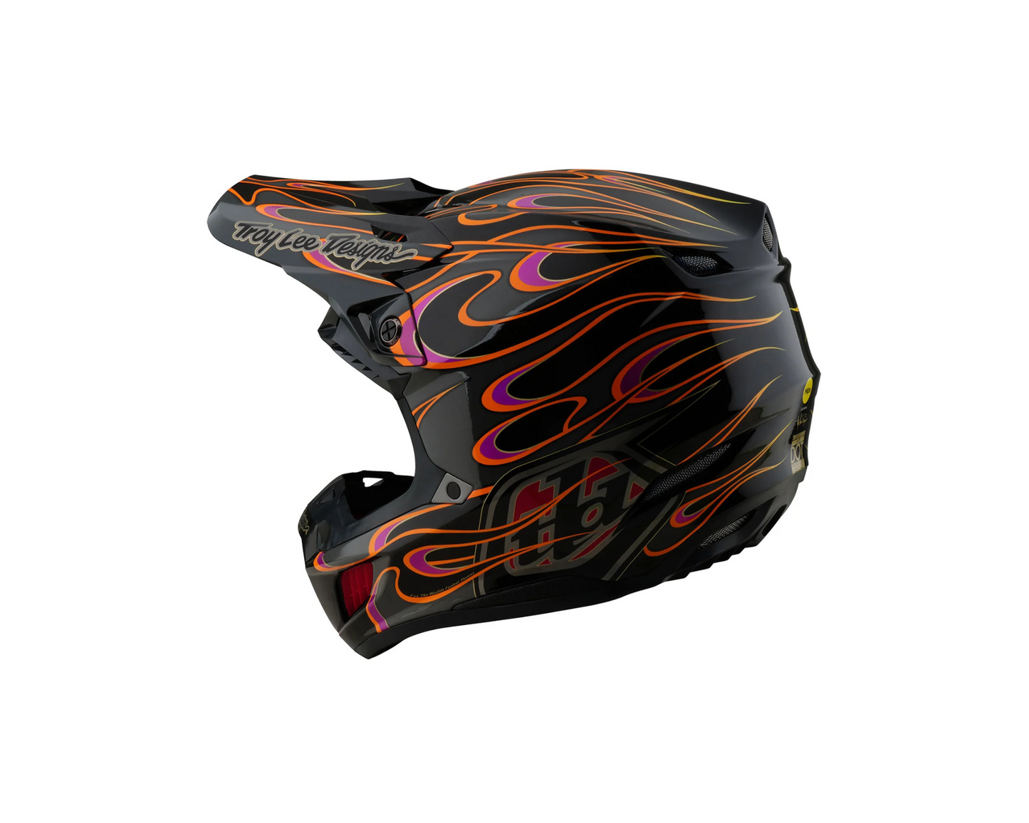 TROY LEE DESIGNS 2025 SE5 COMPOSITE TORCHED BLACK/GREY HELMET