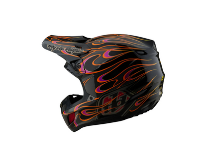 TROY LEE DESIGNS 2025 SE5 COMPOSITE TORCHED BLACK/GREY HELMET