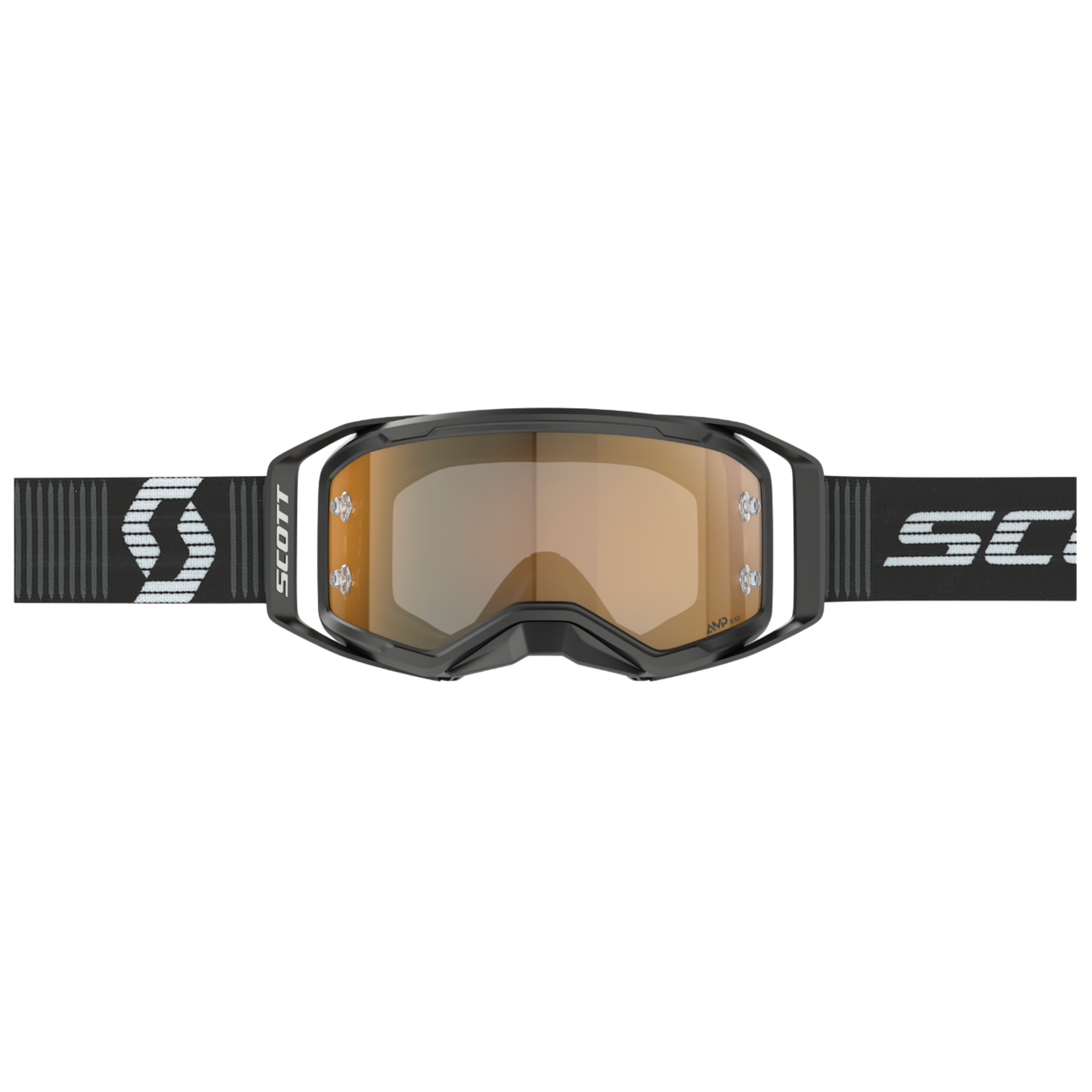 SCOTT PROSPECT 2.0 AMP BLACK/WHITE/GOLD CHROME WORKS GOGGLES