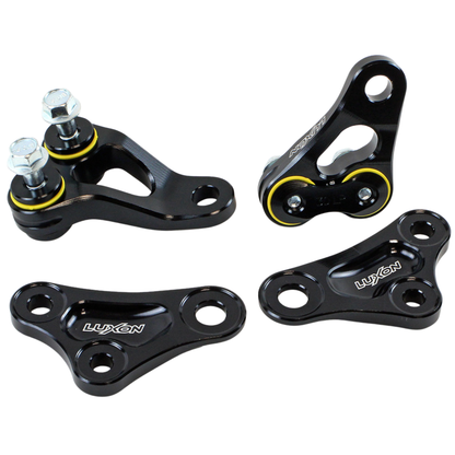 LUXON RUBBER ISOLATED BLACK ENGINE MOUNTS YAMAHA YZ250F 24-26 YZ250FX 25-27