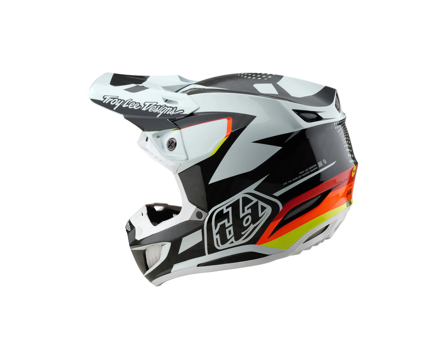 TROY LEE DESIGNS 2025 SE5 CARBON OPTIC BLACK HELMET