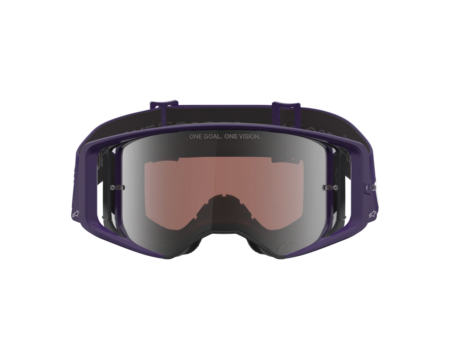 ALPINESTARS LE HUNTA96 HUNTER LAWRENCE SUPERTECH VISION PURPLE/WHITE SILVER MIRROR GOGGLES