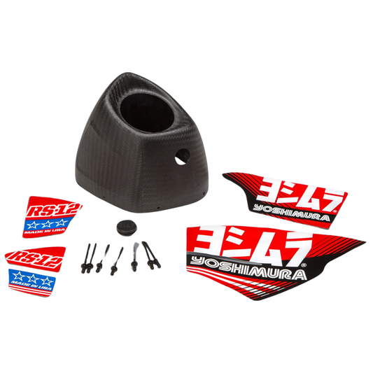YOSHIMURA RS-12 CARBON REPLACEMENT END CAP KIT