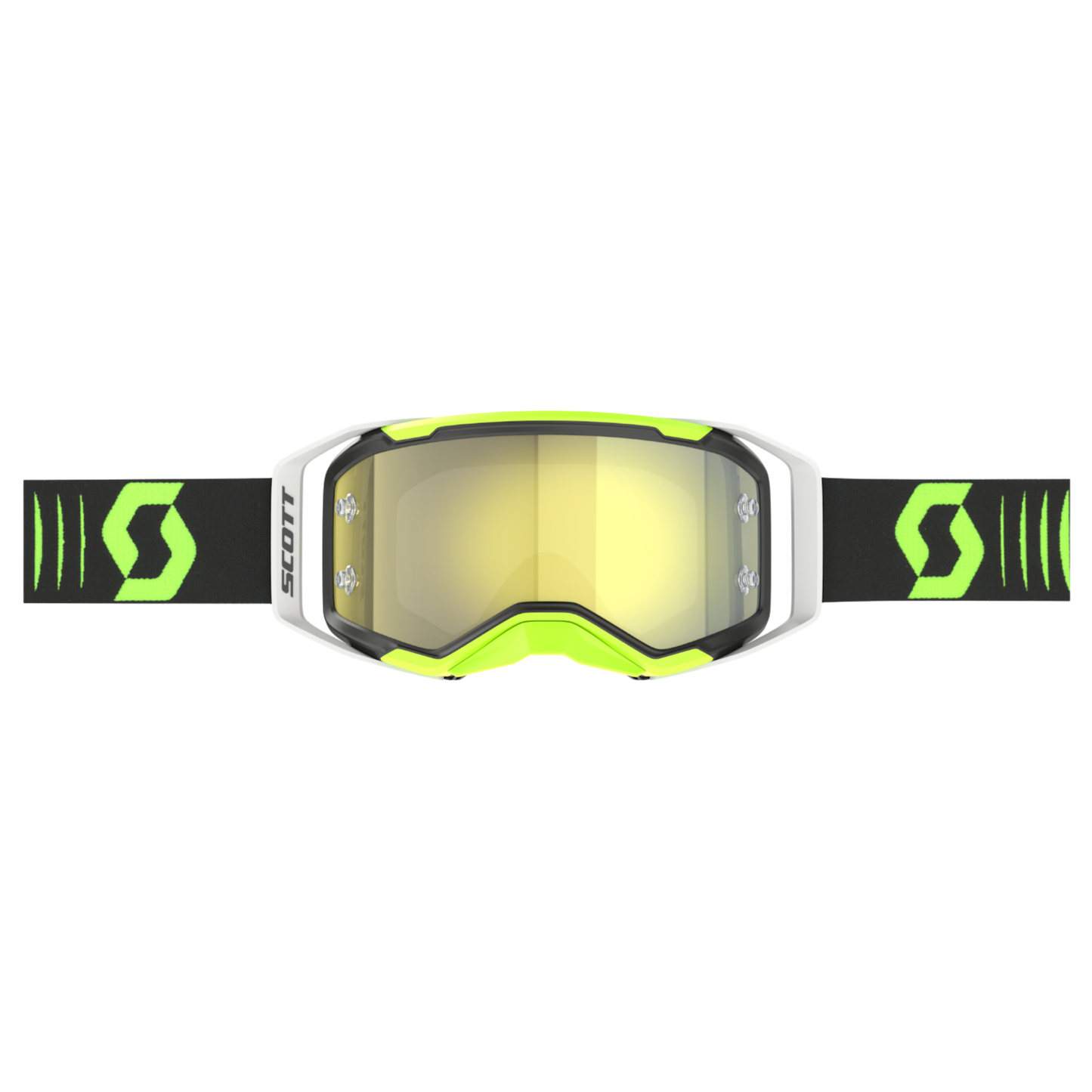 SCOTT PROSPECT 2.0 DOPPLER BLACK/NEON YELLOW/YELLOW CHROME WORKS GOGGLES