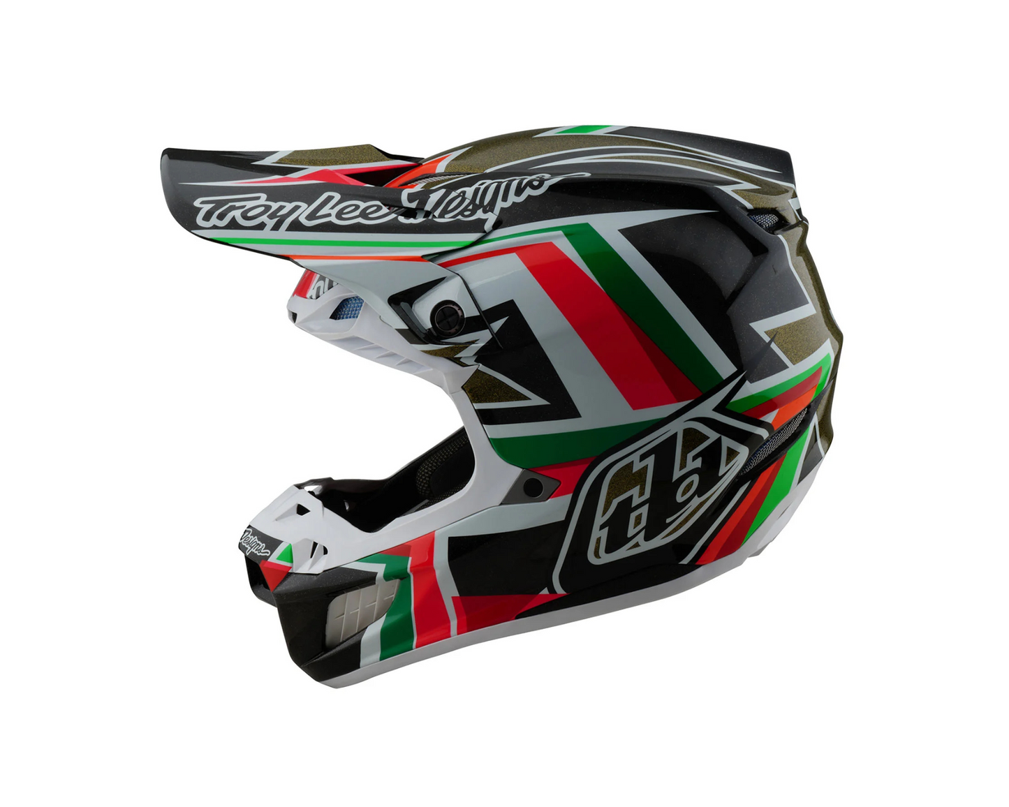 TROY LEE DESIGNS 2025 SE5 CARBON LABYRINTH BLACK HELMET