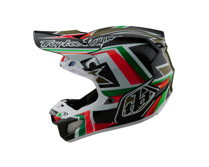 TROY LEE DESIGNS 2025 SE5 CARBON LABYRINTH BLACK HELMET