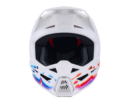 ALPINESTARS 2026 S-M3 FORCE GLOSS WHITE HELMET
