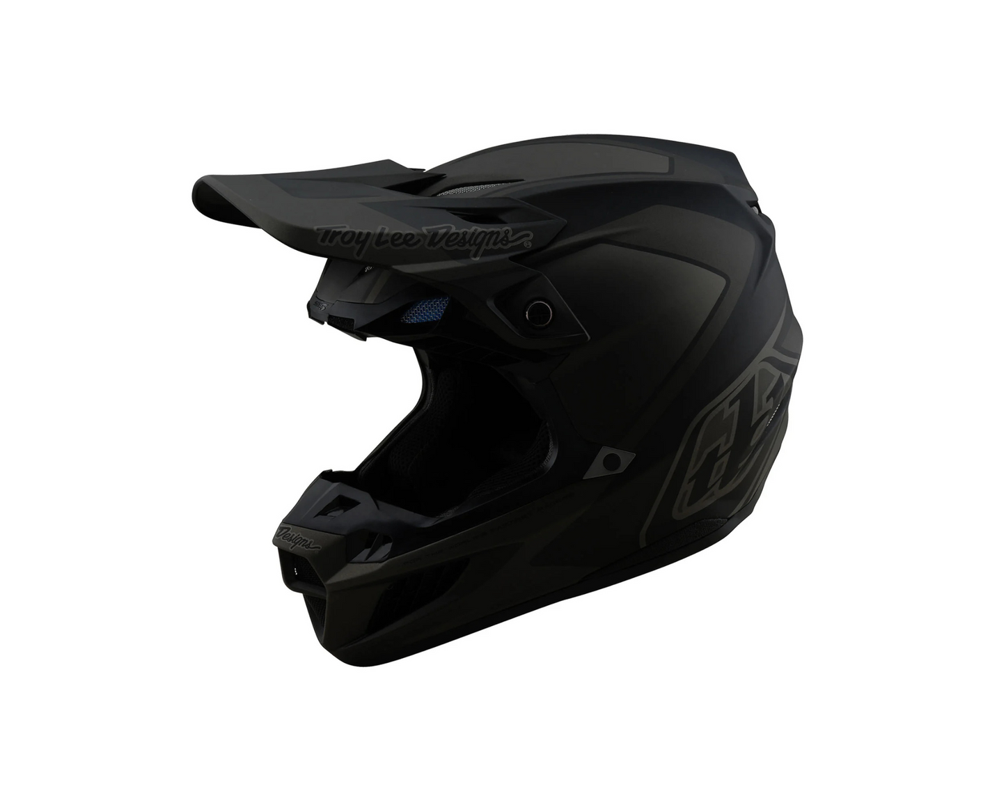 TROY LEE DESIGNS 2025 SE5 COMPOSITE MONO BLACK HELMET