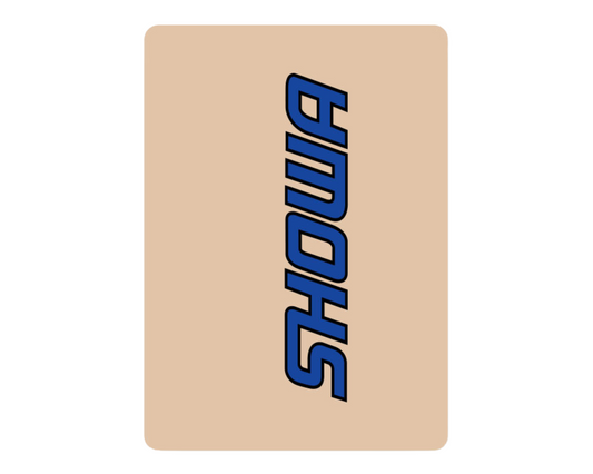 D-COR SHOWA BLUE CLEAR FORK DECALS