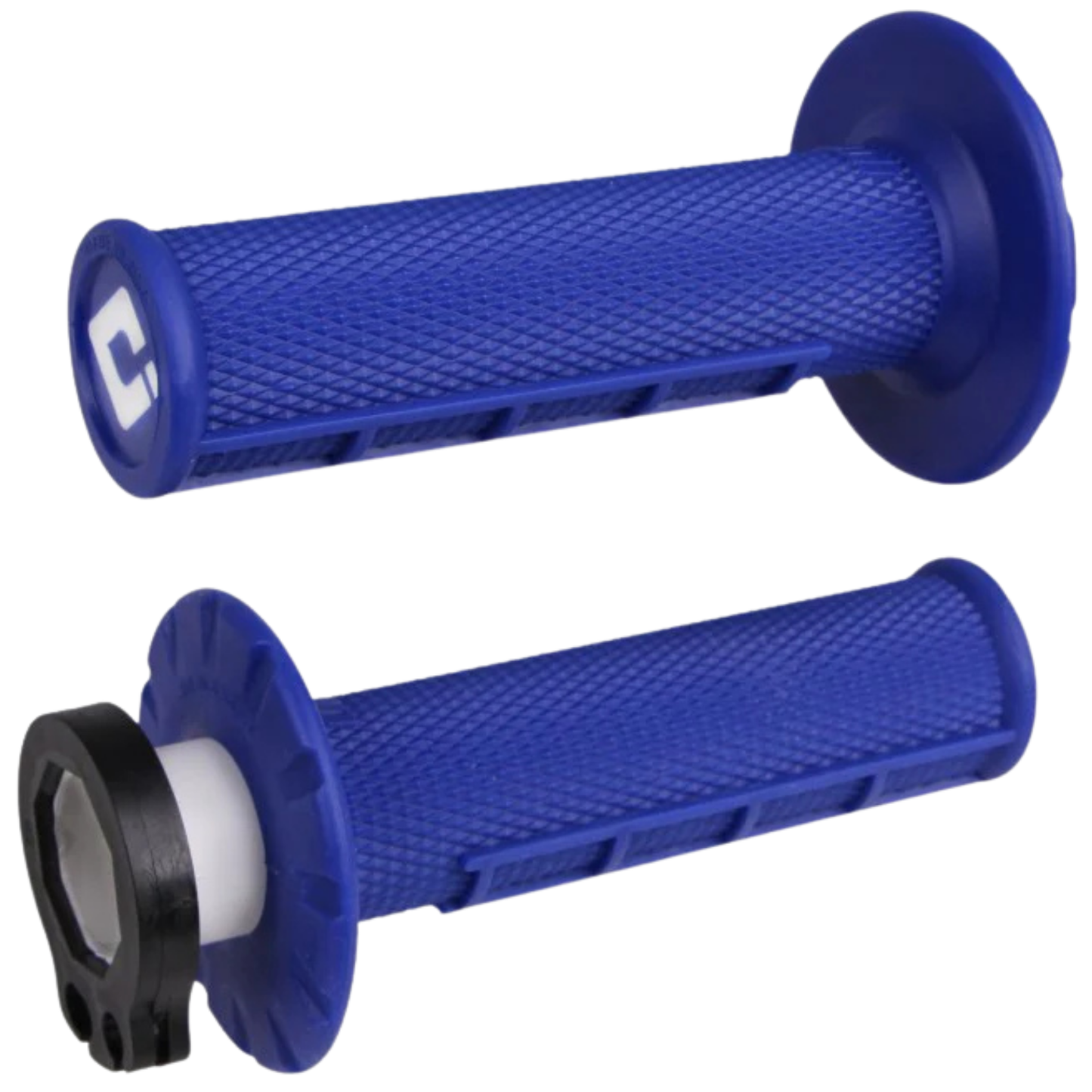 ODI HALF WAFFLE LOCK ON GRIPS 2T / 4T BLUE