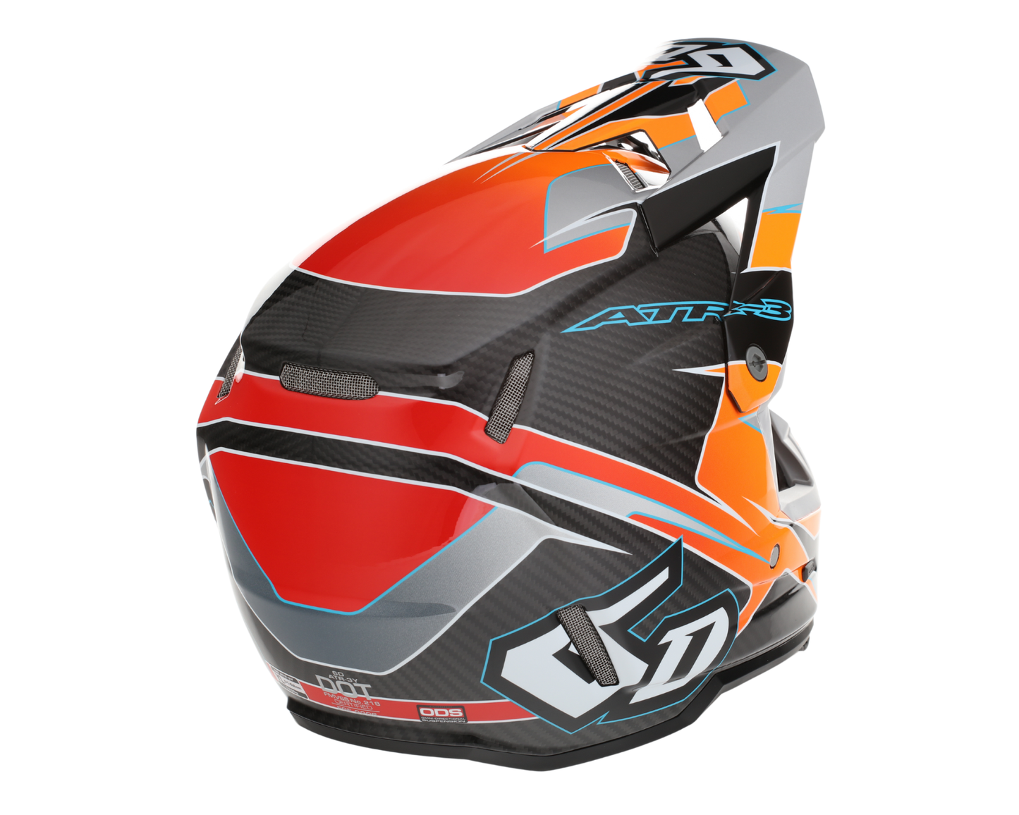 6D ATR-3 REFLEX GLOSS NEON ORANGE YOUTH HELMET