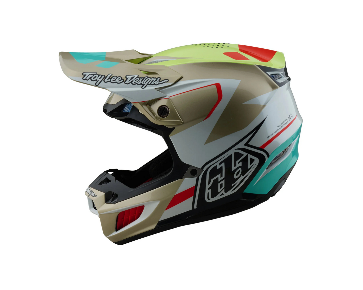 TROY LEE DESIGNS 2025 SE5 COMPOSITE OPTIC WHITE HELMET