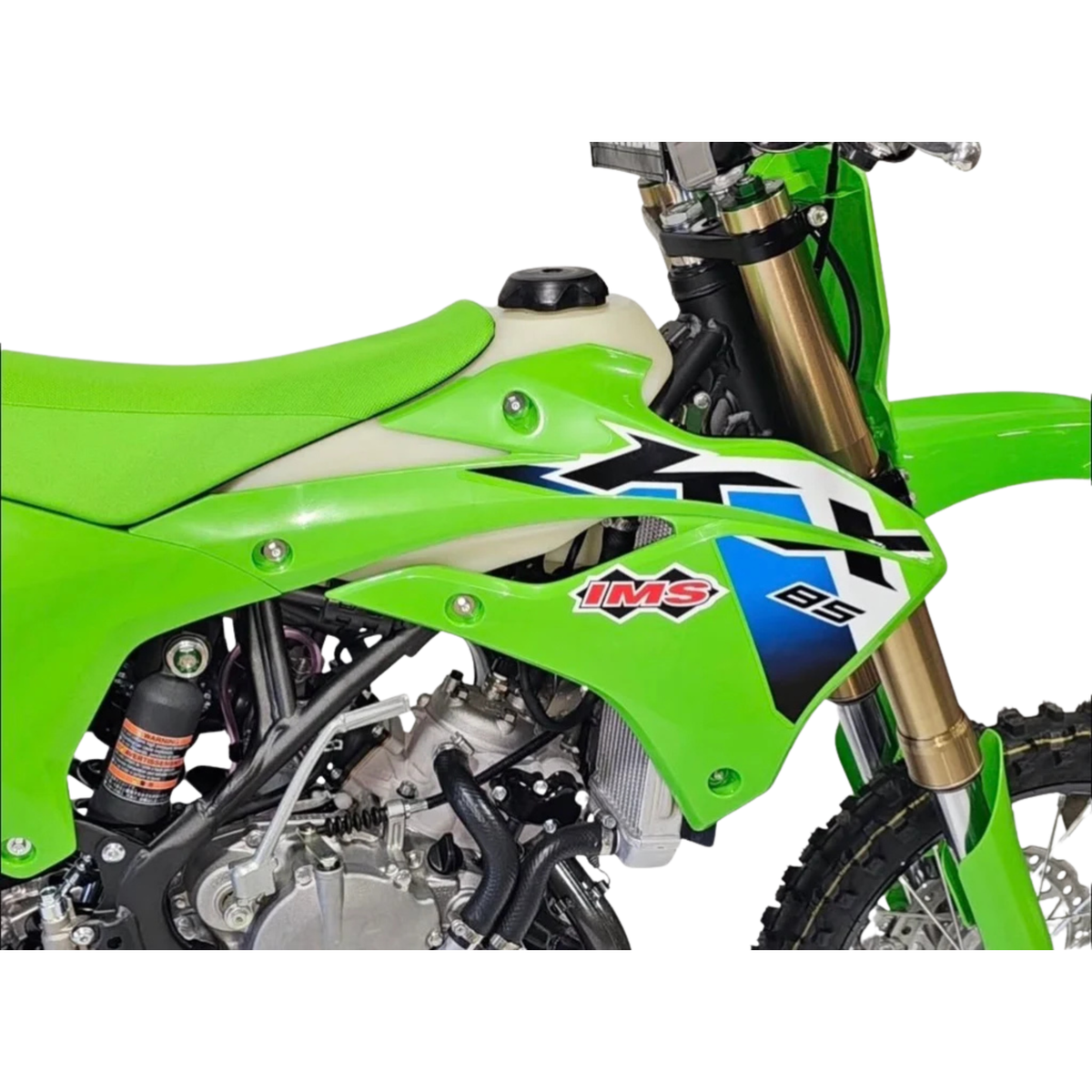 IMS 7.6L (2.0 GAL #13168) FUEL TANK KAWASAKI KX85 14-27 KX112 22-27 KX100 14-21