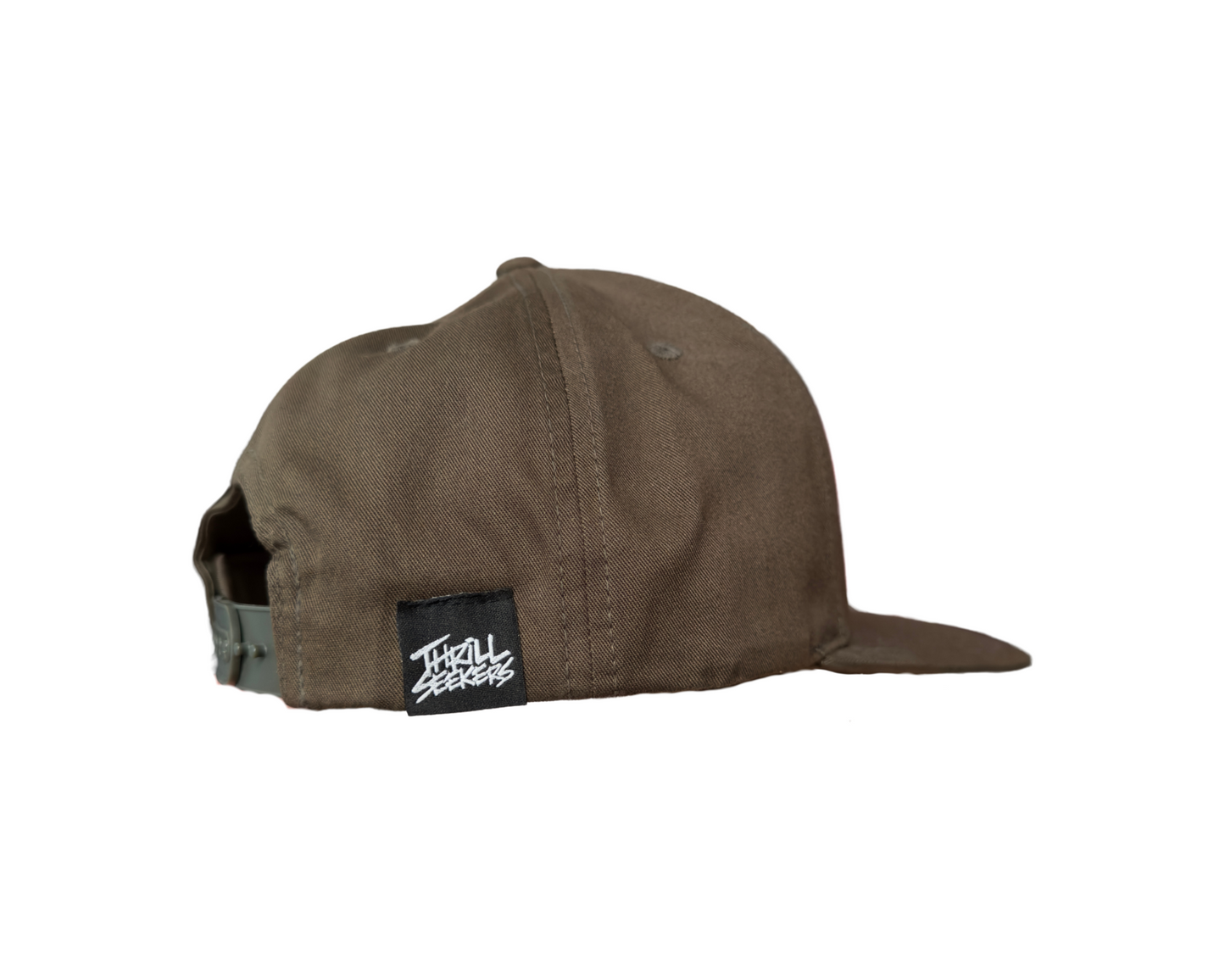 THRILL SEEKERS HAVE FUN OLIVE SNAPBACK